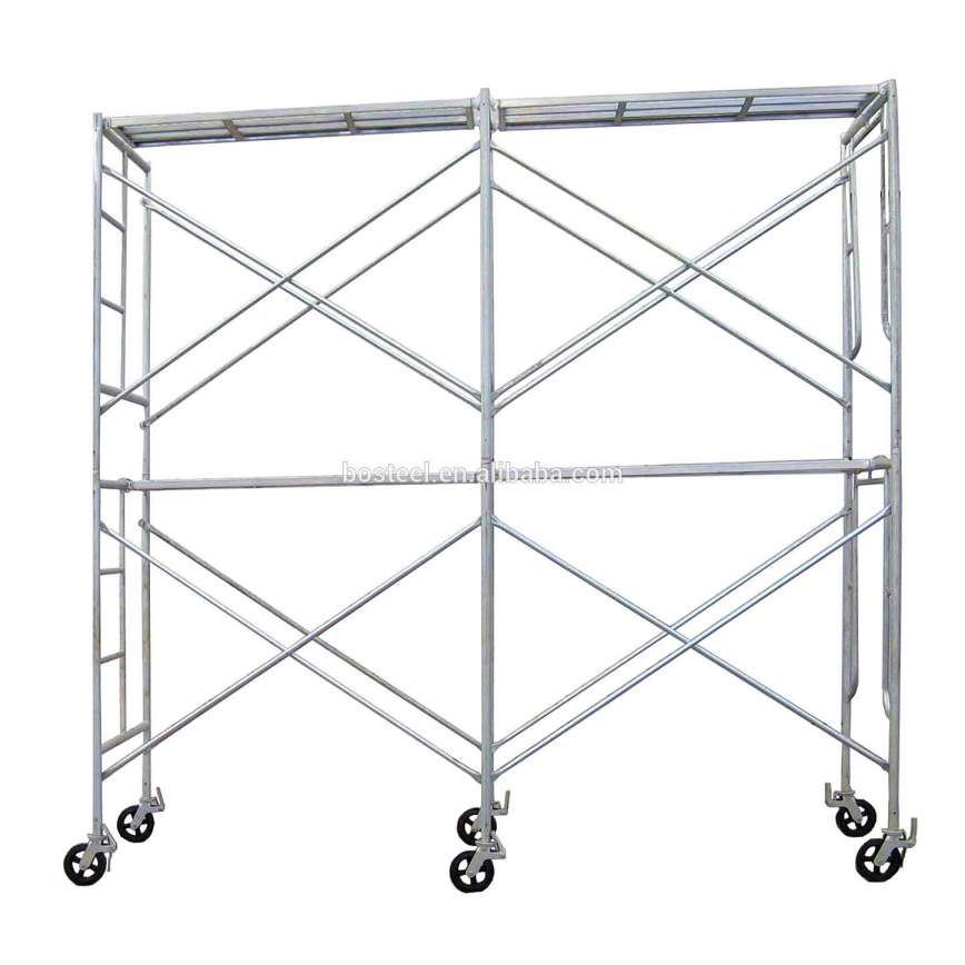 Galvanized steel a frame scaffolding pipes